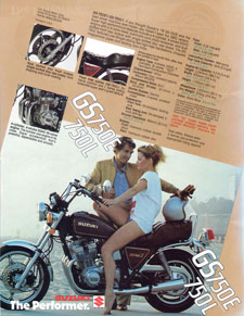 Suzuki GS750E & GS750L brochure, USA
